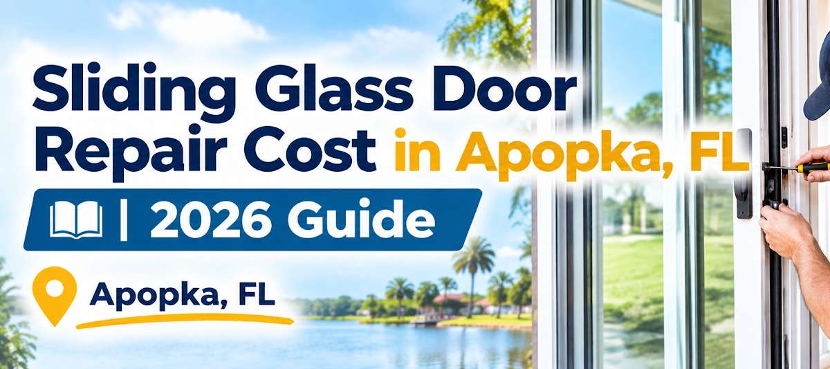Sliding Glass Door Repair Cost in Apopka, FL: What to Expect