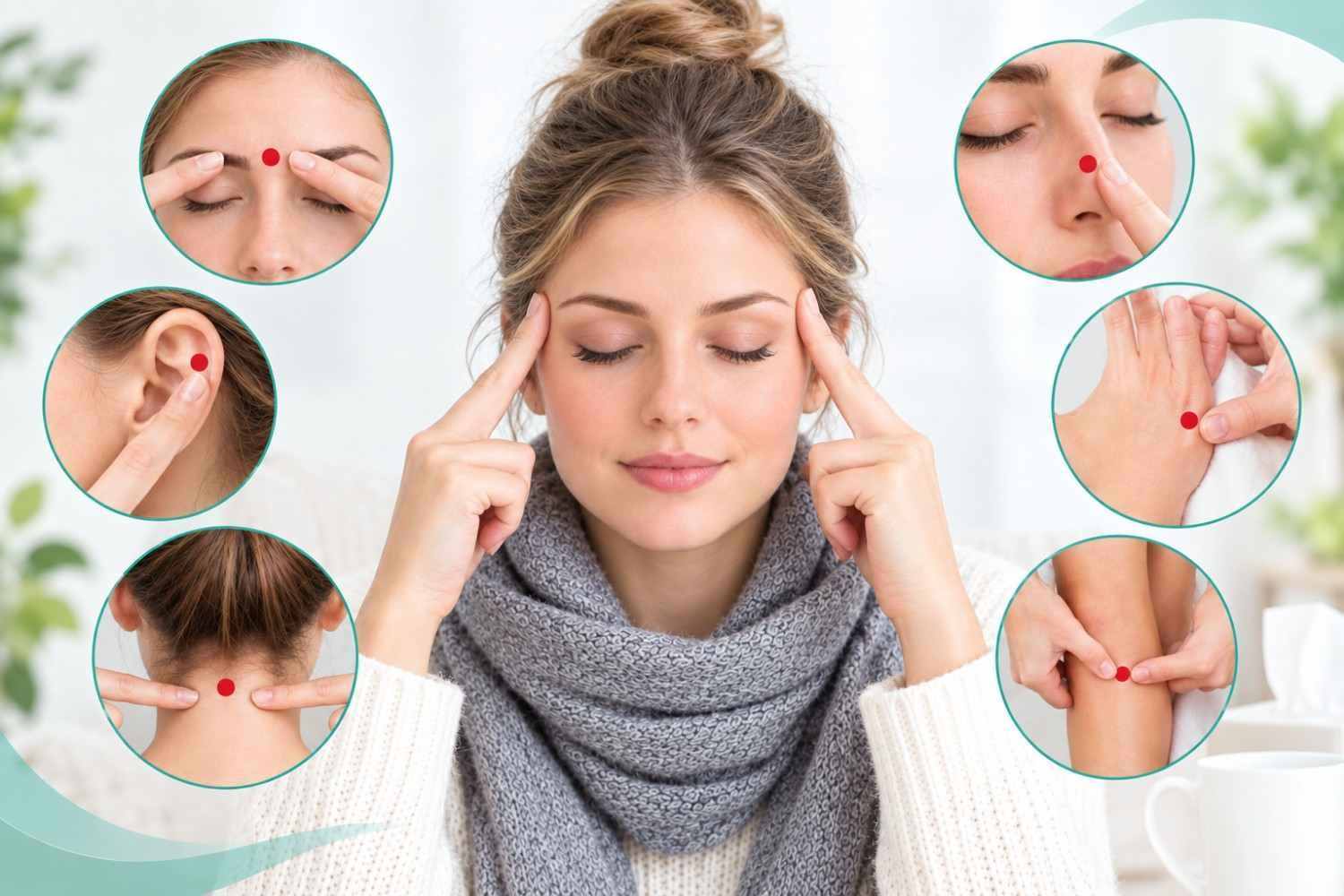 Pressure Points for Cold and Flu Relief