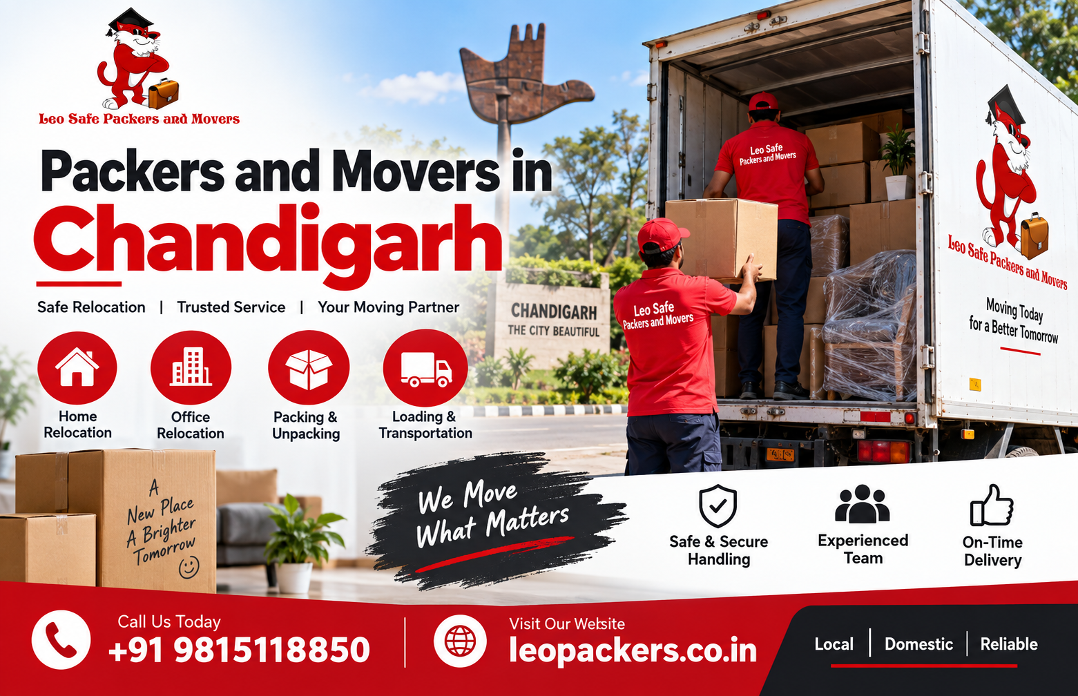 Packers and Movers in Chandigarh | Trusted Shifting Experts