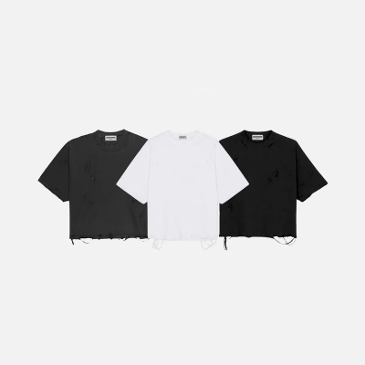 Distressed Cropped Tee 3-Pack | Sanctioned Blanks Profile Picture
