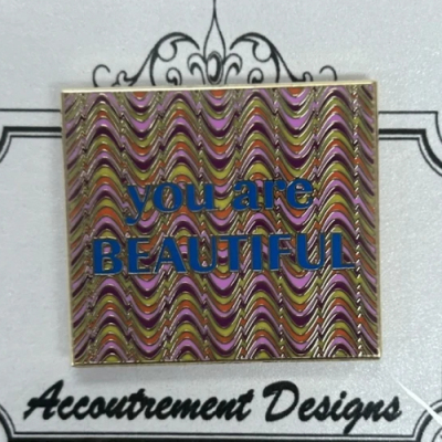 You are Beautiful Needle Minder- Blue Lettering Profile Picture