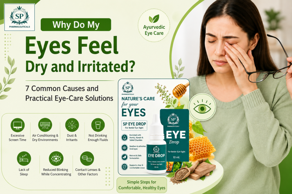 7 Causes of Dry Eyes & Eye Care Tips | SP Pharma