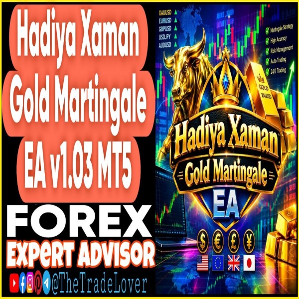 Hadiya Xaman Gold Martingale EA v1.03 MT5 (Works on Build 6182) | Forex Robot | MT5 Expert Advisor - The Trade Lovers