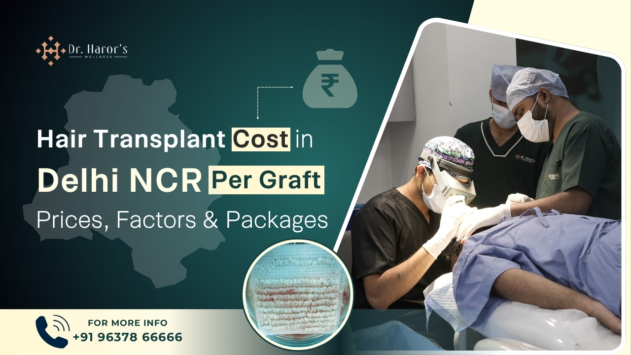 Hair Transplant Cost in Delhi NCR | Per Graft & Packages