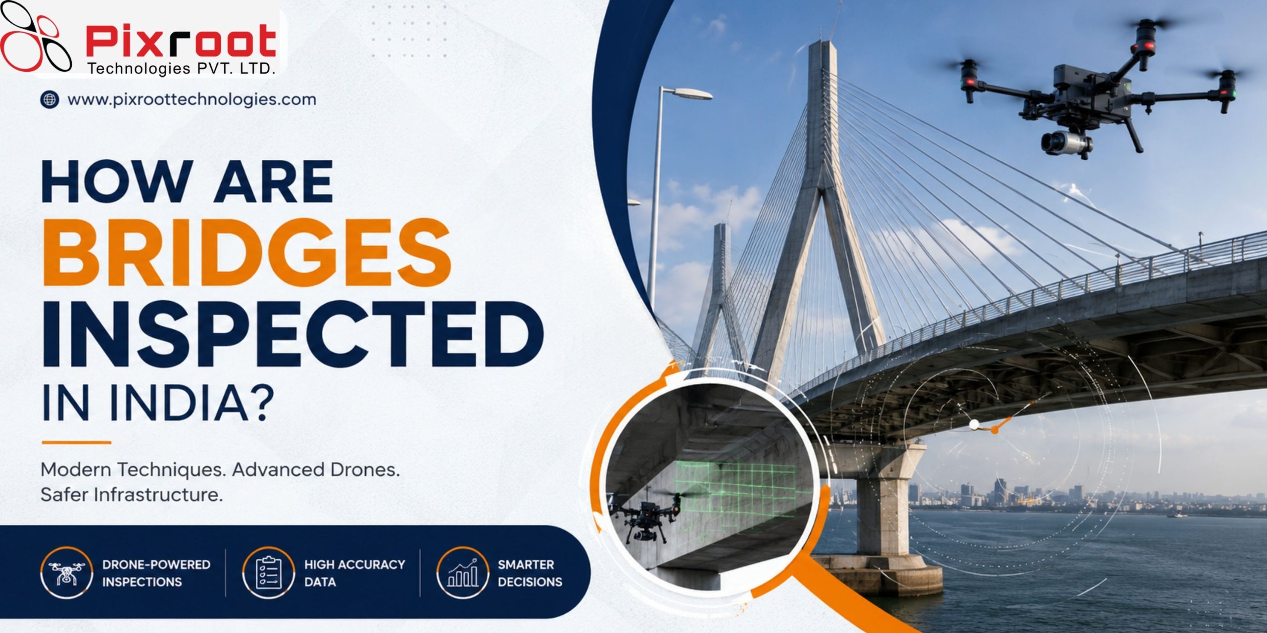 How Are Bridges Inspected? Bridge Inspection Drones in India
