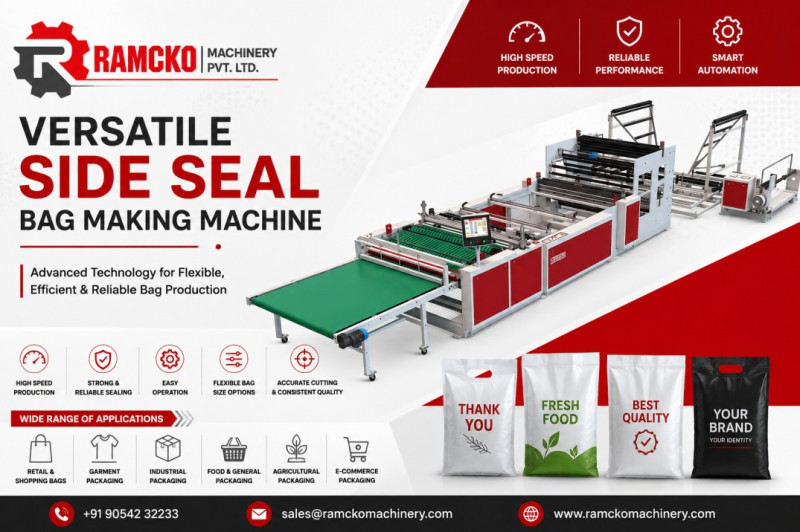 Versatile Side Seal Bag Making Machine: Features, Benefits & Applications | Ramcko Machinery : ramckomachinery — LiveJournal