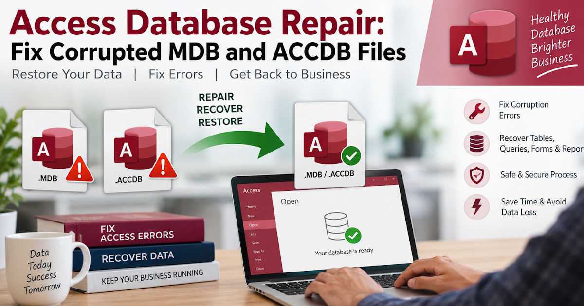Access Database Repair: Fix Corrupted MDB and ACCDB Files