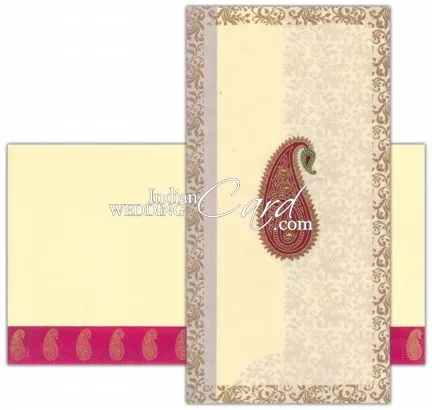 12 Stunning Paisley Theme Wedding Invitations For A Traditional Celebration – Indian Wedding Card