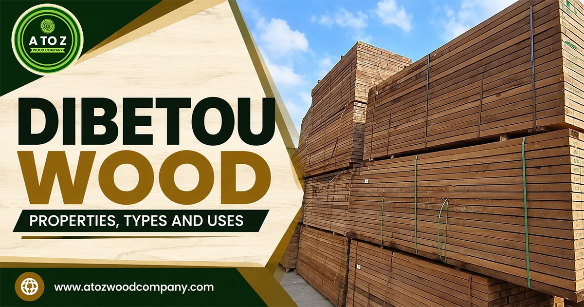 Dibetou (African Walnut) wood properties, types and uses