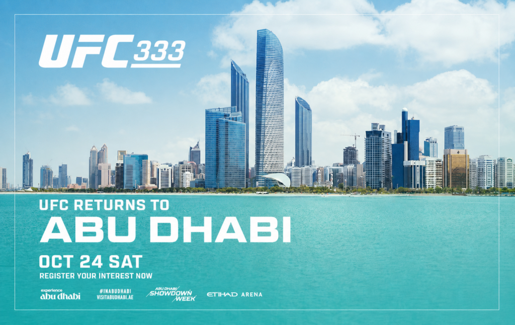 UFC 333 Abu Dhabi (24 Oct 2026) | Etihad Arena Tickets