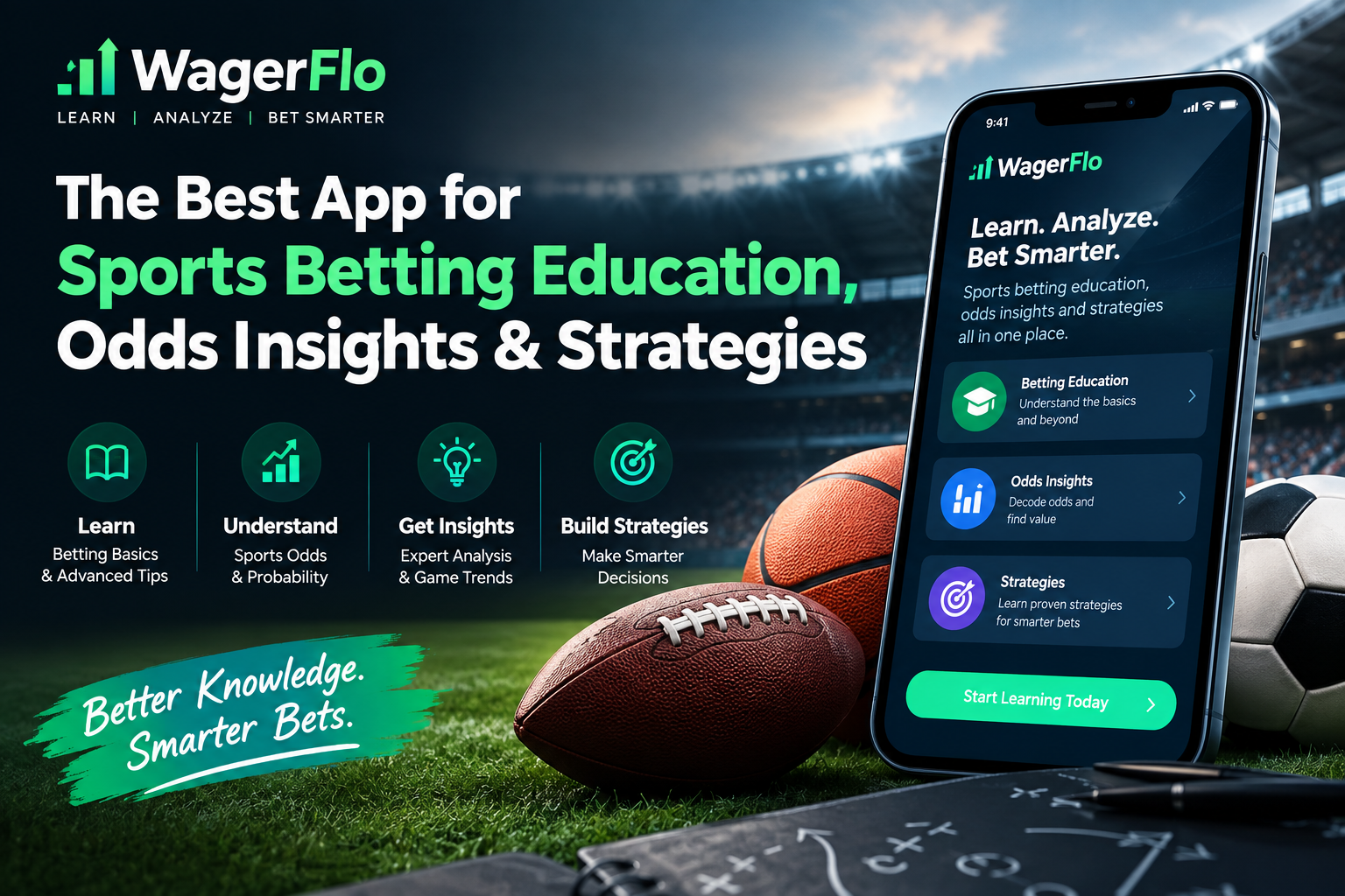 The Best App for Sports Betting Education, Odds Insights & Strategies - Wagerflo