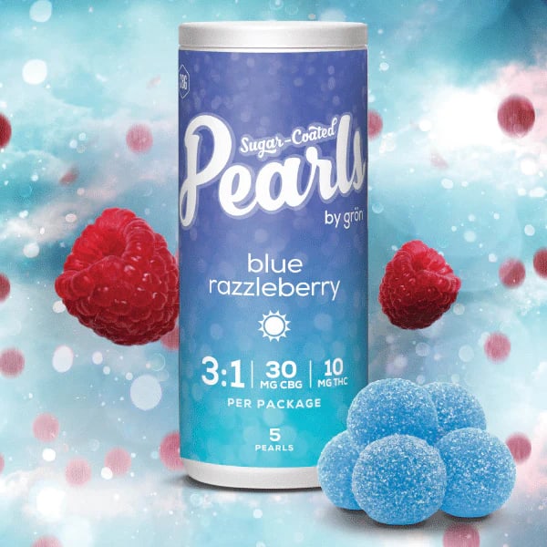 Blue Razzleberry 3:1 CBG Gummies (Pearls) - Smoke Show Cannabis