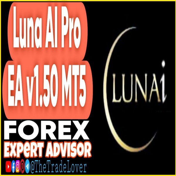 Luna AI Pro EA v1.50 MT5 (Works on Build 6230) | Forex Robot | MT5 Expert Advisor - The Trade Lovers