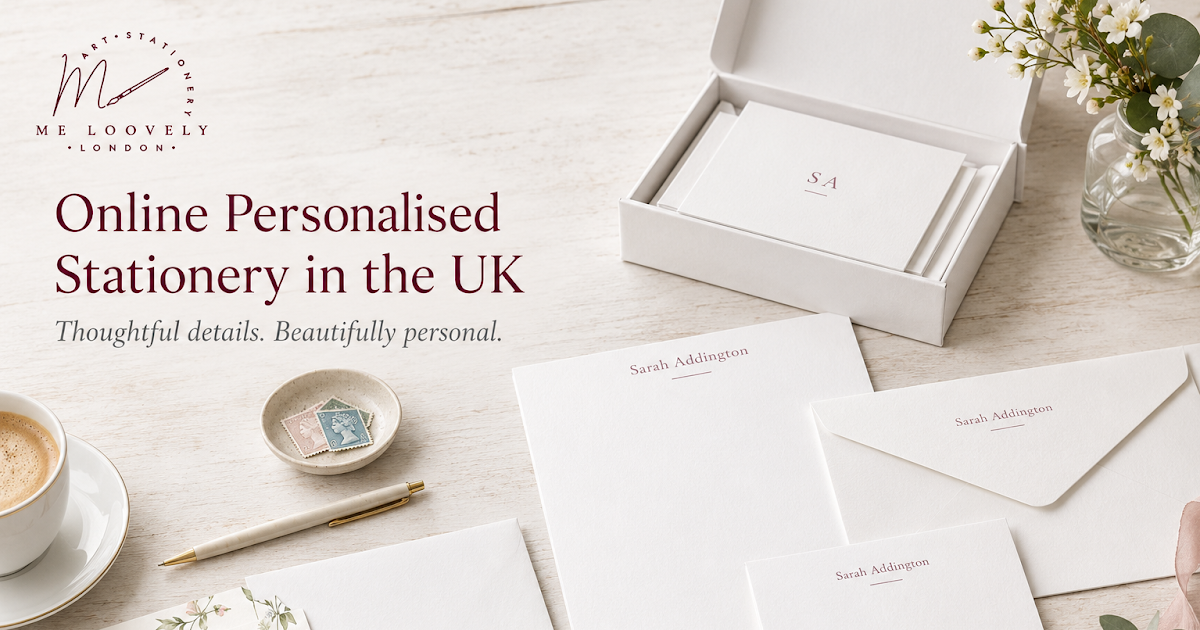 Where to Buy Online Personalised Stationery in the UK