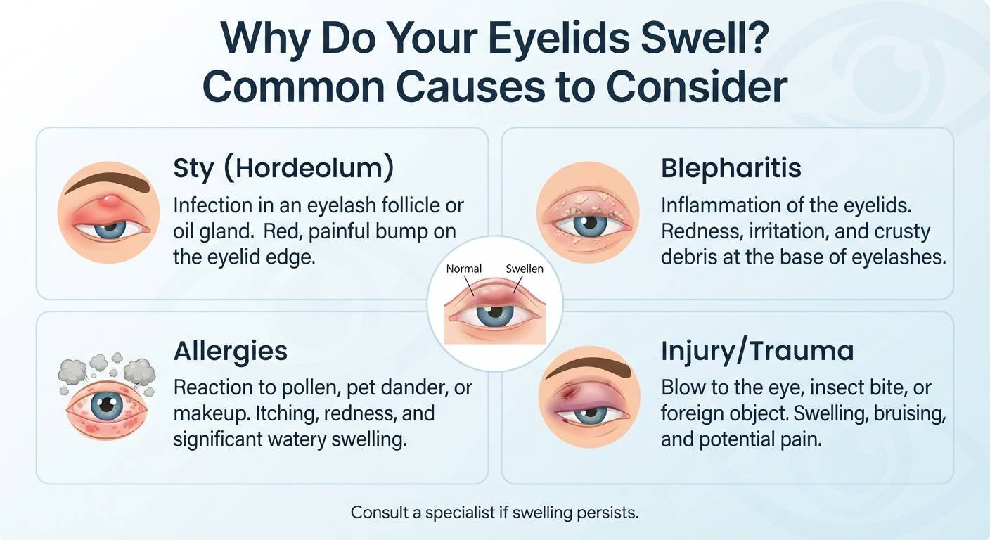 Why Do Your Eyelids Swell? Common Causes to Consider