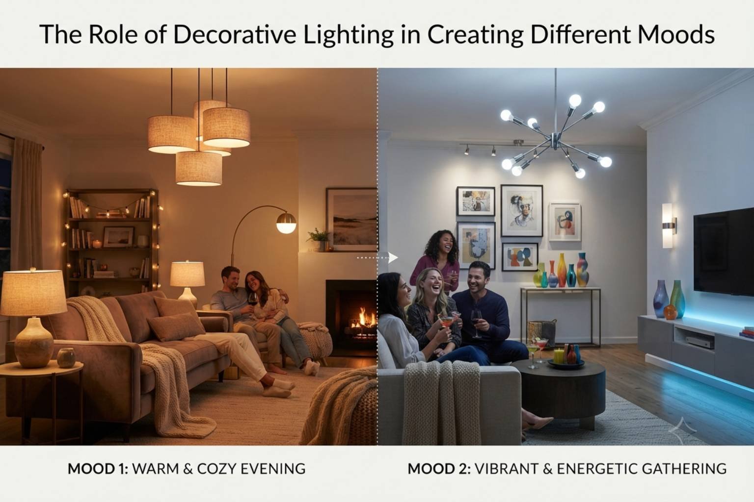 The Role of Decorative Lighting in Creating Different Moods