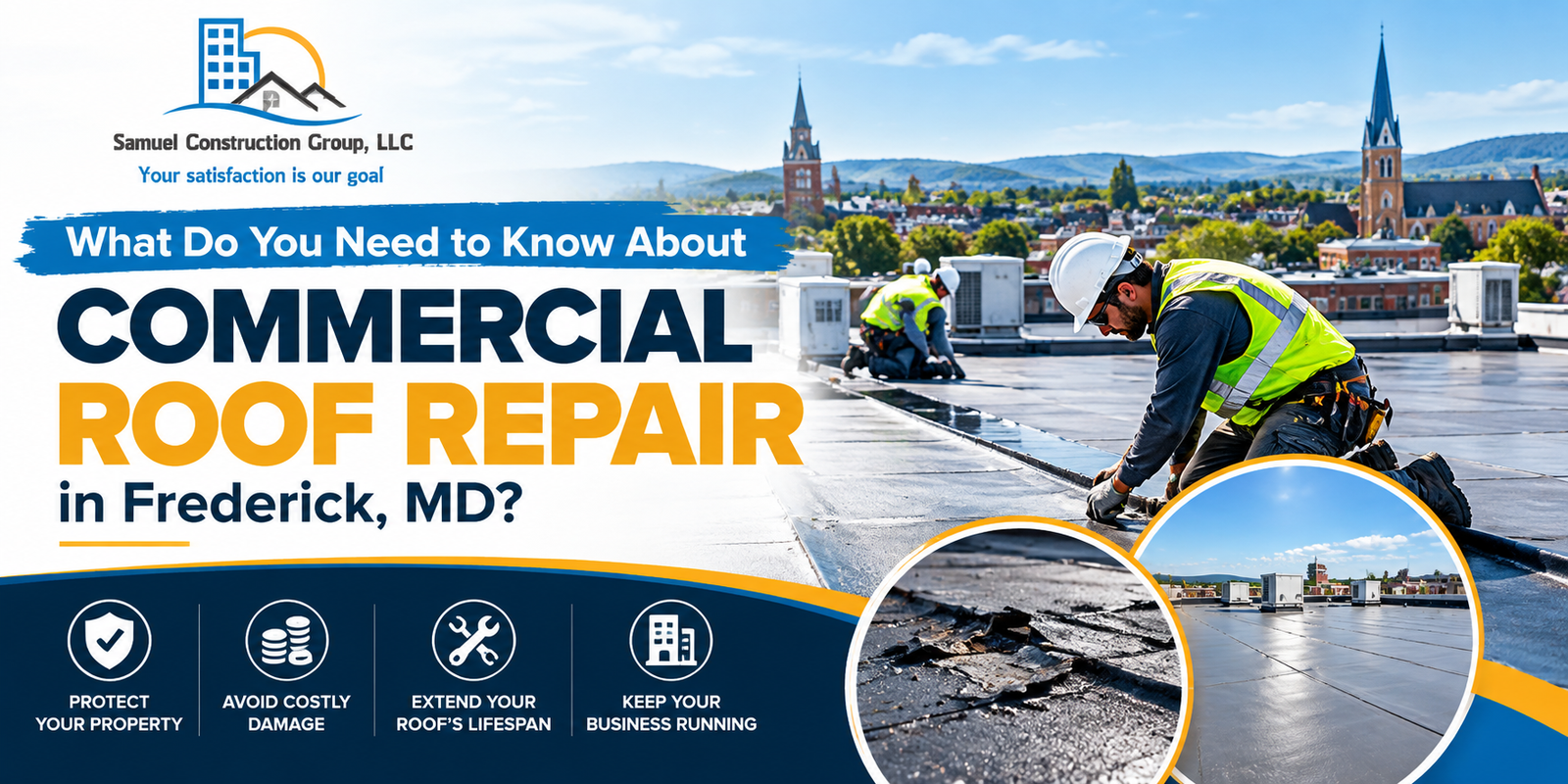 Commercial Roof Repair in Frederick MD | Roof Repair Services