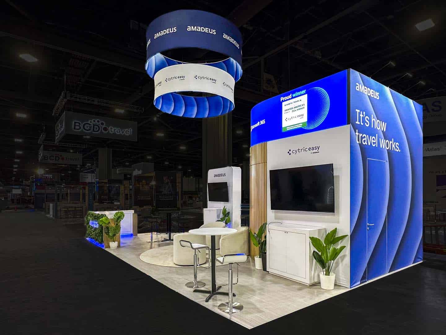 30x30 Trade Show Booth Designs for High Traffic Events
