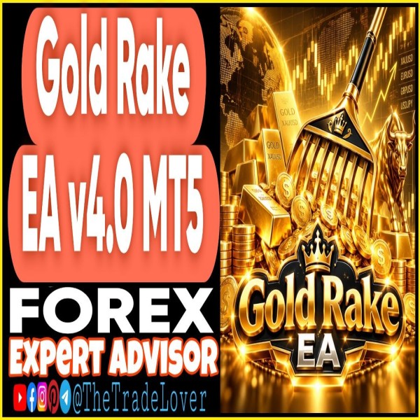 Gold Rake EA v4.0 MT5 + Presets (Works on Build 6230) | Forex Robot | MT5 Expert Advisor - The Trade Lovers