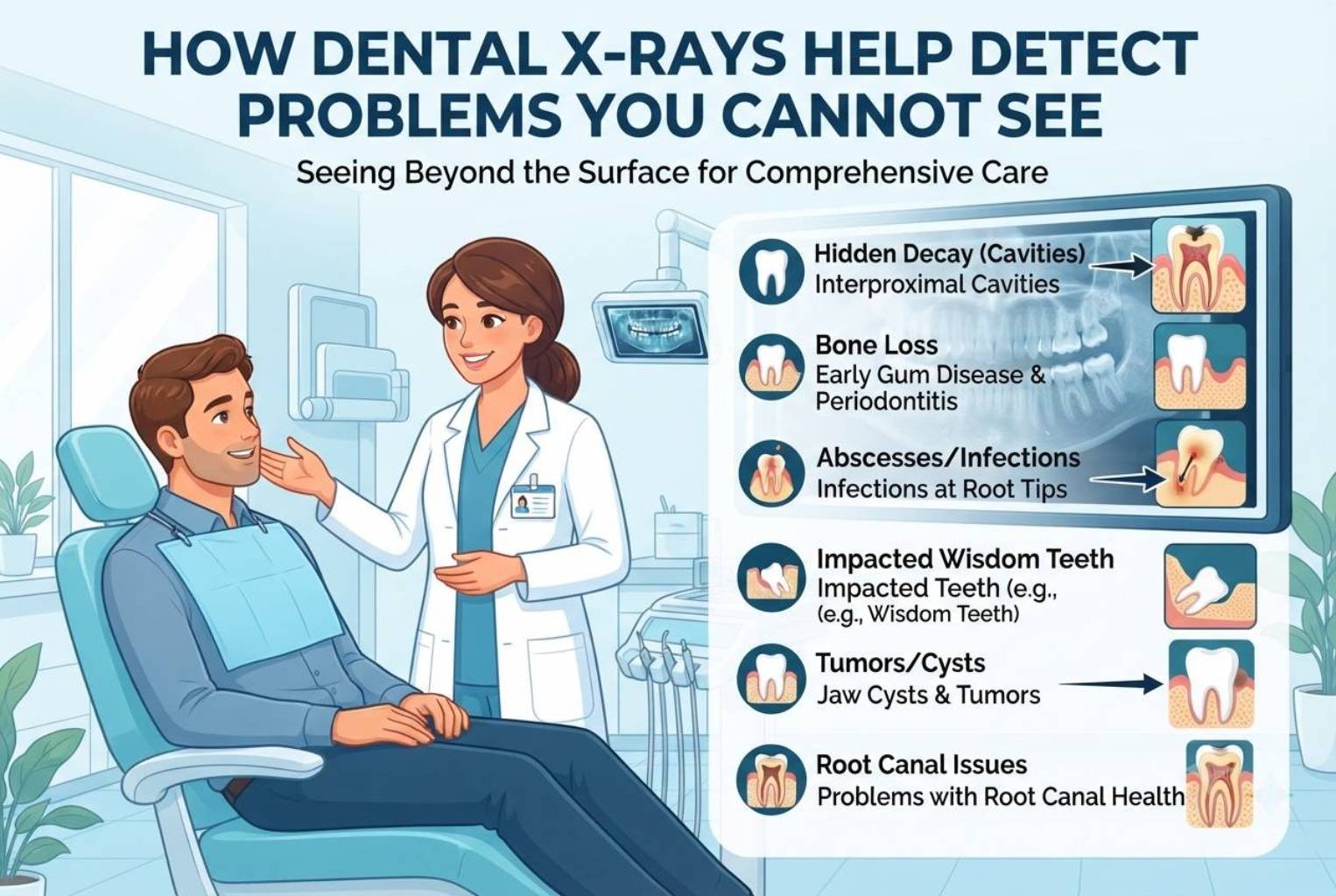 How Dental X-Rays Help Detect Problems You Cannot See