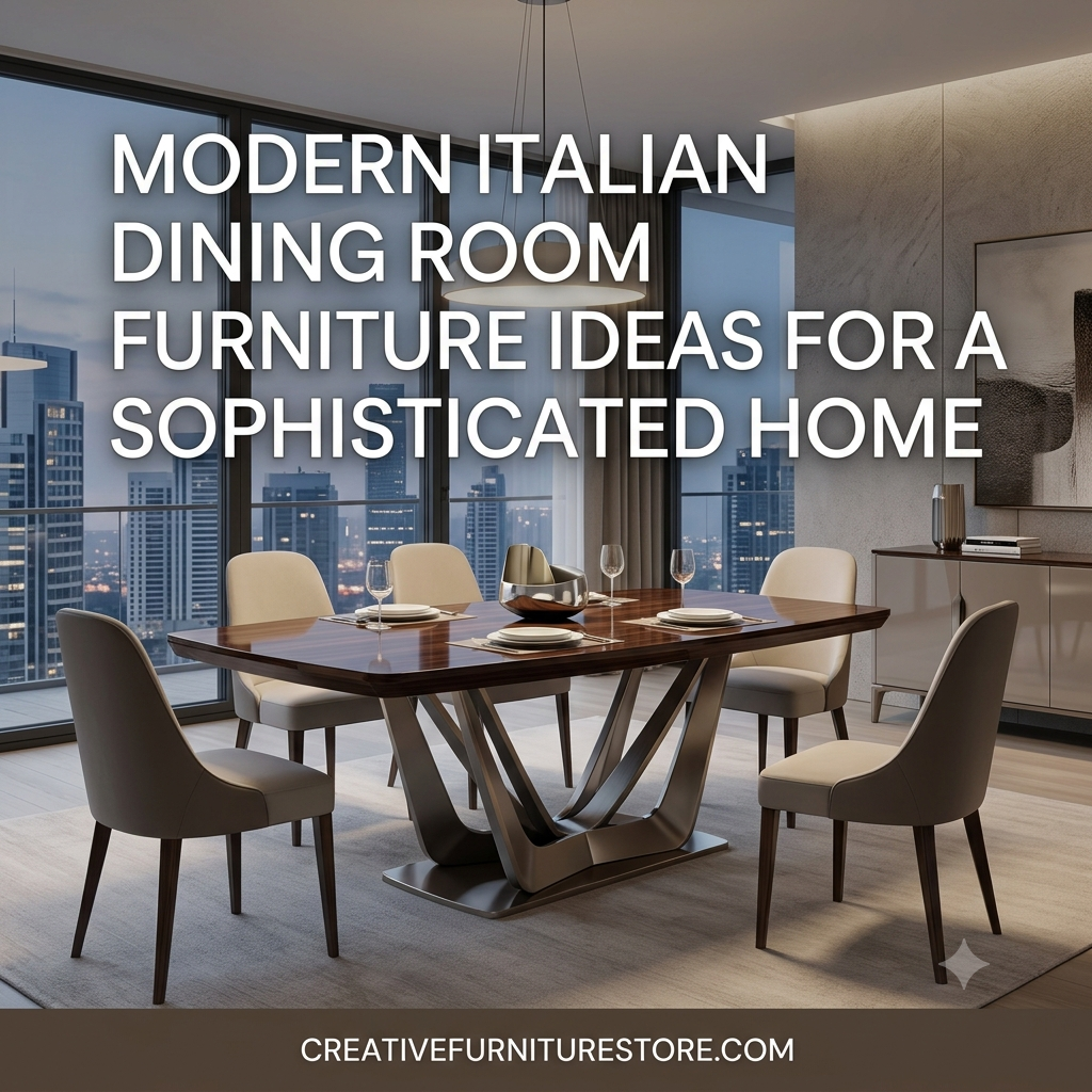Modern Italian Dining Room Furniture Ideas for a Sophisticated Home – Creative Furniture