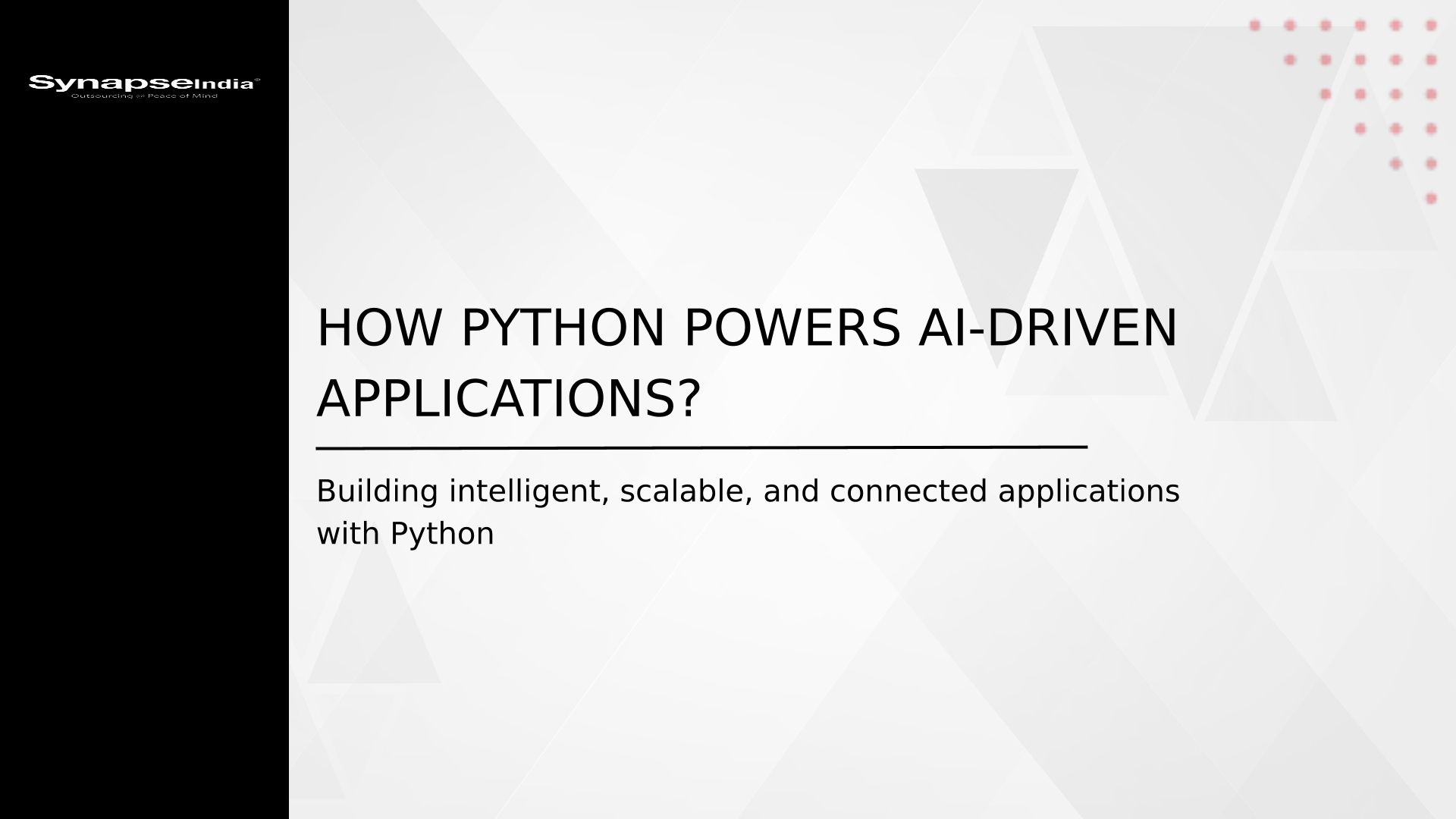 How Python Powers AI-Driven Applications?