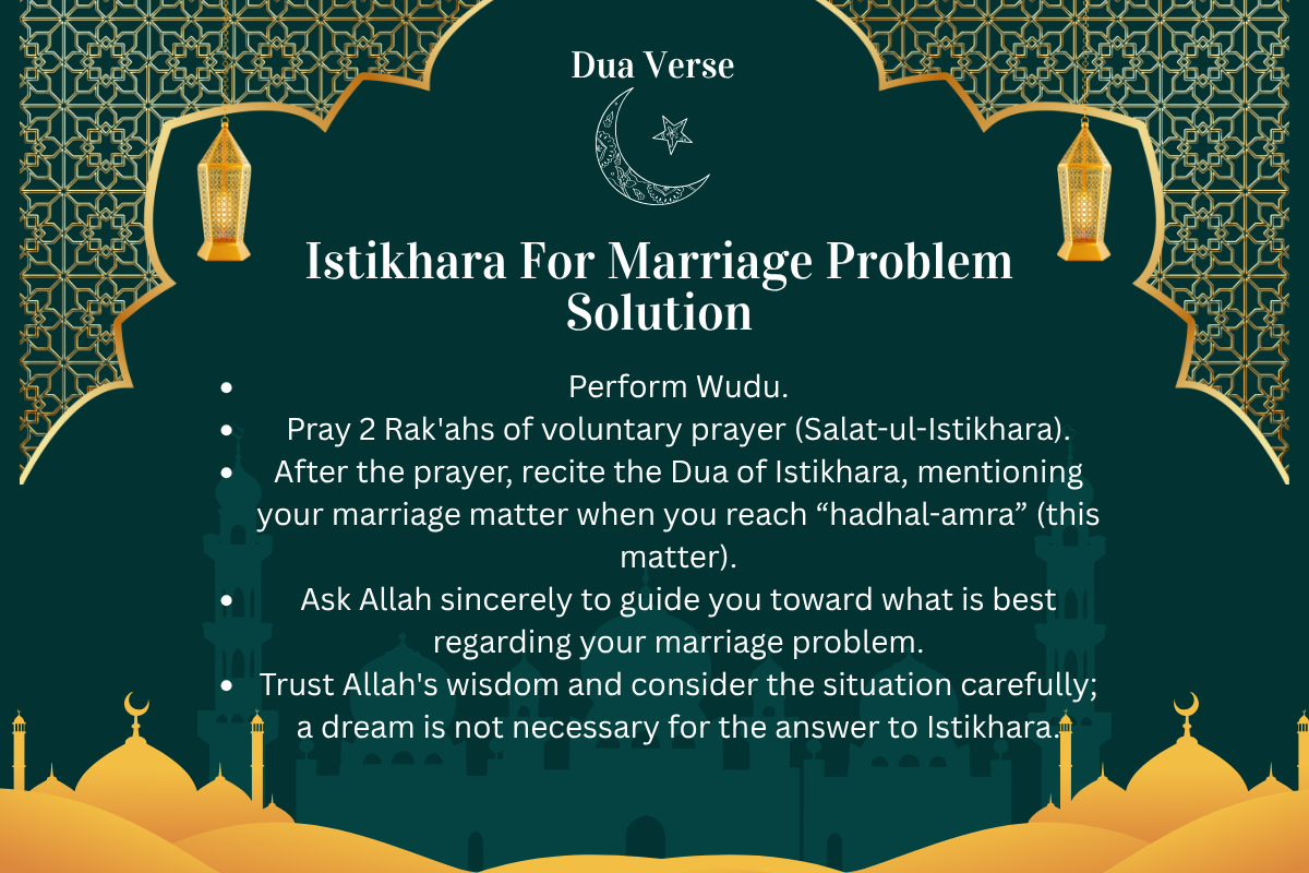 Istikhara For Marriage Problem Solution – Dua Verse